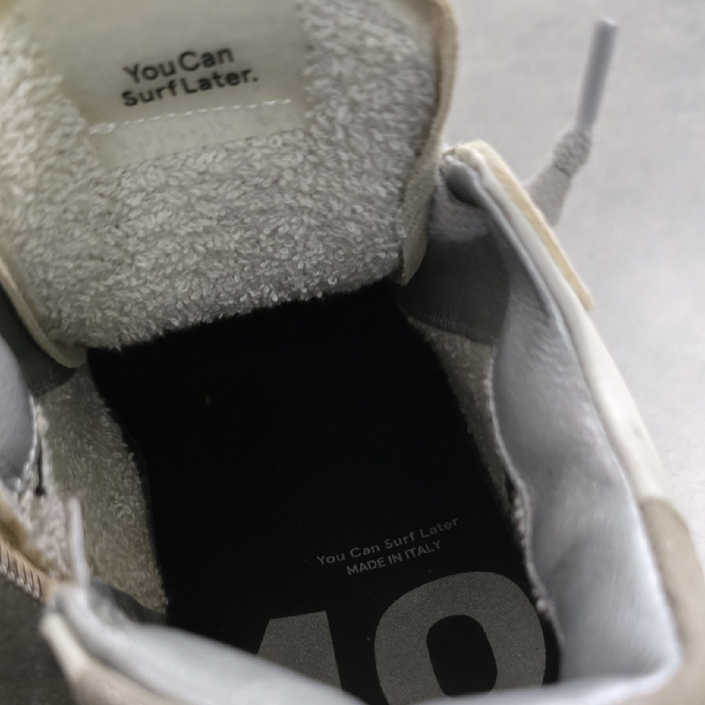 P448 White and Gray Sneakers